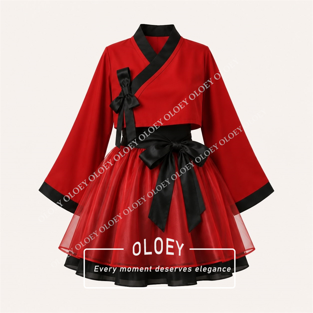 OLOEY 모던 콘트라스트 컬러 숏 콘서트 한복 V넥  - Modern Korean Lifestyle 리뷰 및 가격
