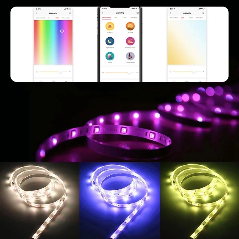 글로벌 버전의 Yeelight Aurora 스마트 LE - Yeelight Light Lightstrip 리뷰 및 가격